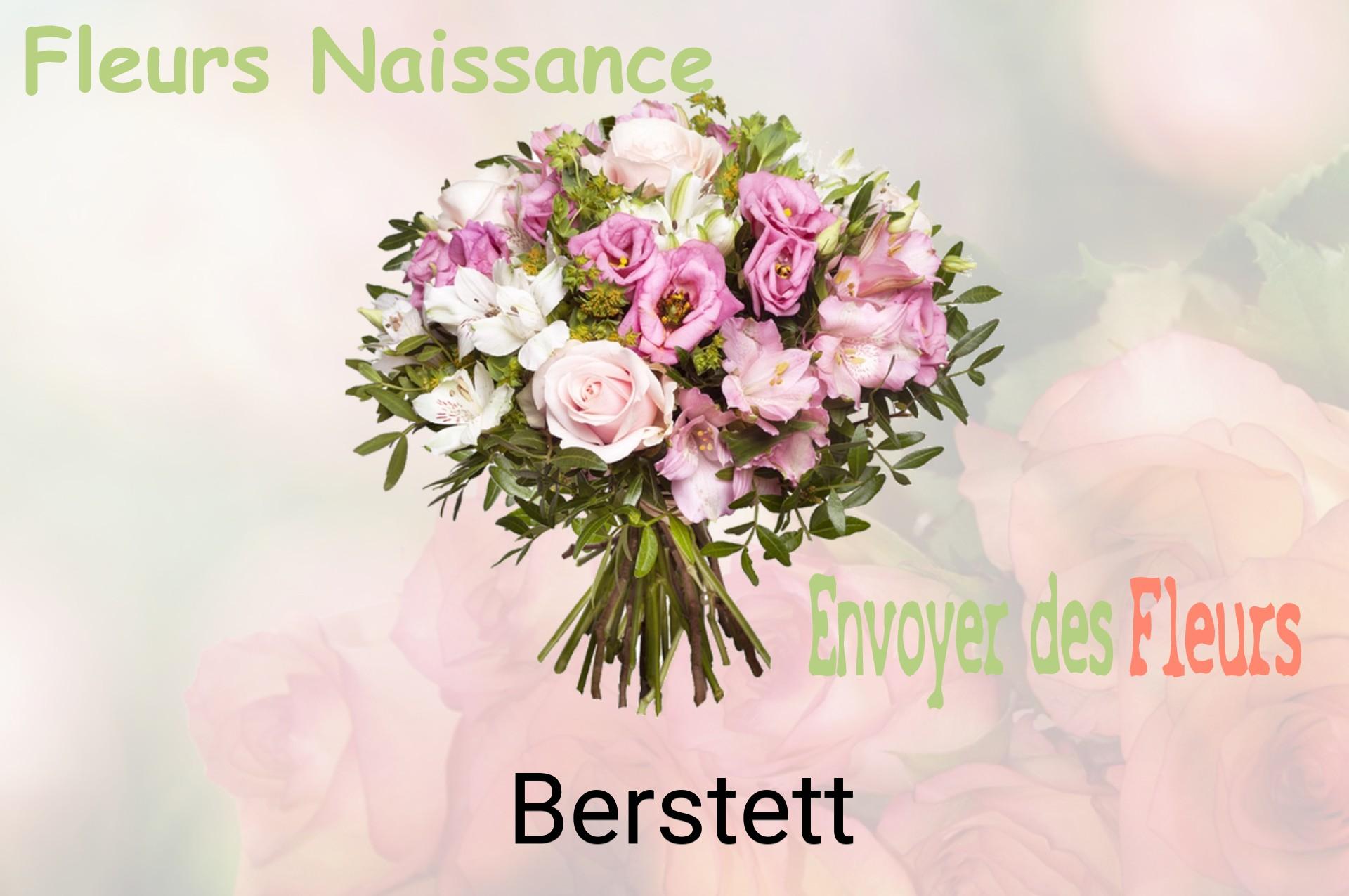 Bouquet de fleurs de naissance livré à Berstett
