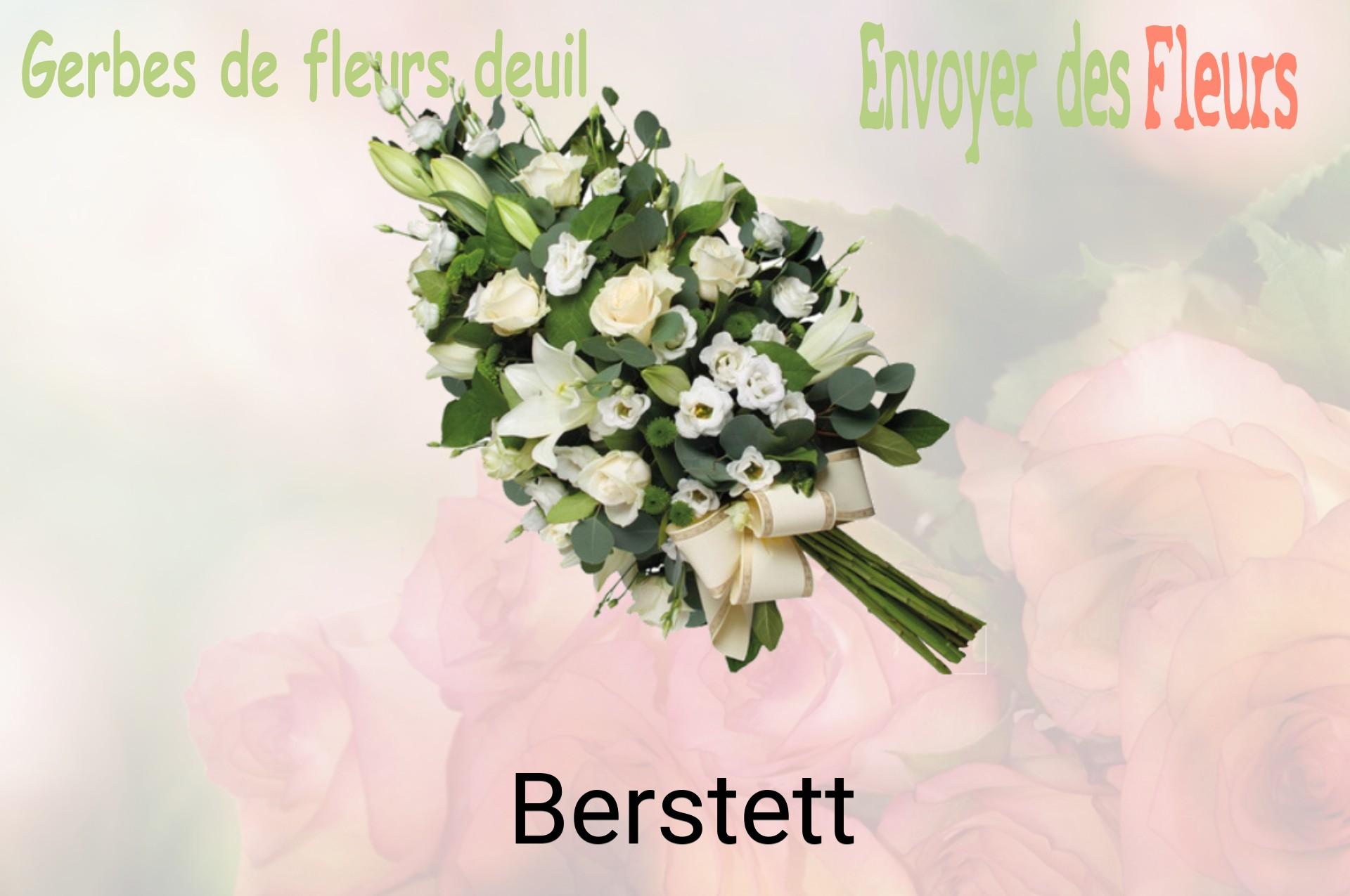 Gerbe de fleurs de deuil livrée à Berstett